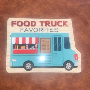 Food Truck Favorites board book cookbook recipes  new with tags